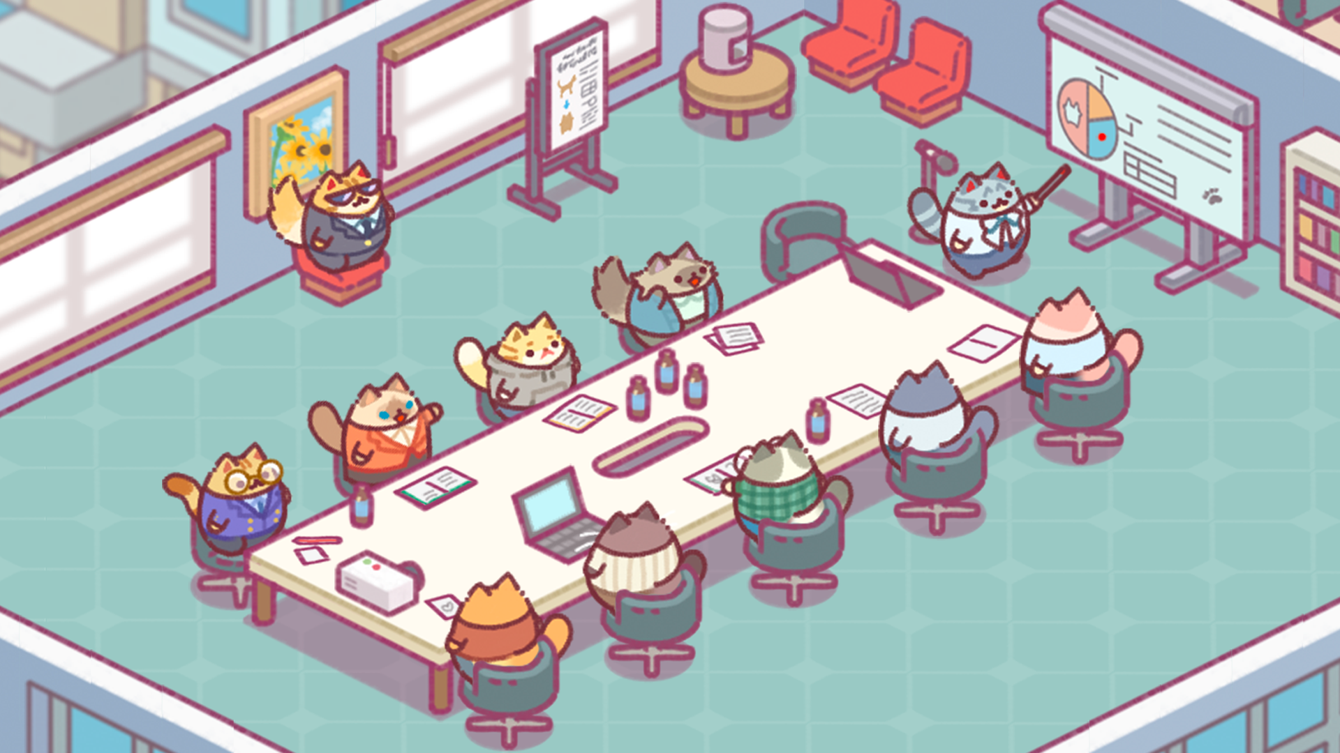 Office Cat: Idle Tycoon Games